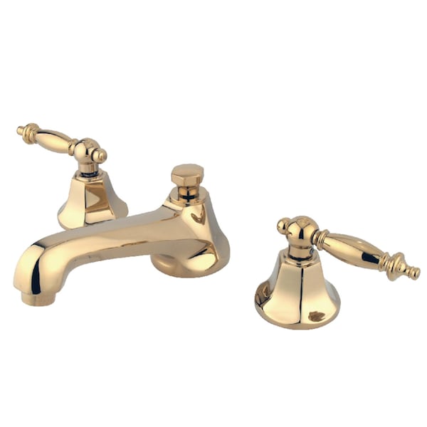 KS4462TL 8" Widespread Bathroom Faucet, Polished Brass
